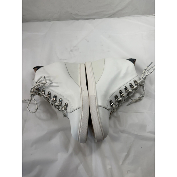 Linea Paolo FINA Ankle Booties wedge sneaker 8.5 M white - Picture 7 of 16